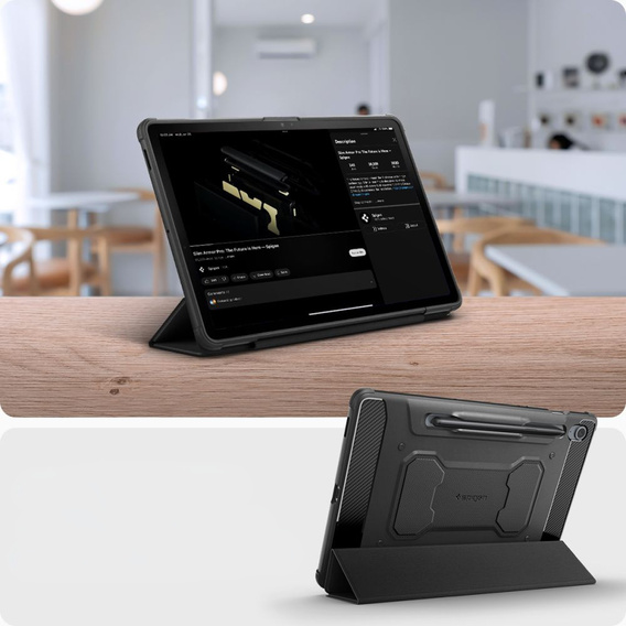 SPIGEN Rugged Armor Pro pre Samsung Galaxy Tab S10 Lite / Galaxy Tab S9 FE 10.9 (X400 / X406B / X510 / X516B)