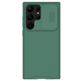 Puzdro pre Samsung Galaxy S25 Ultra, pancierované Nillkin, CamShield Pro, zelený