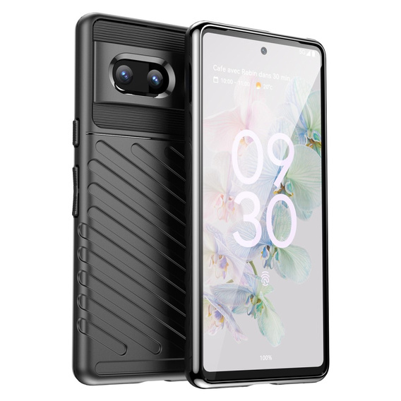 Obal na mobil pre Google Pixel 7, Thunder, čierne