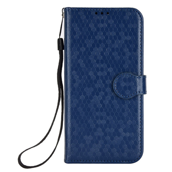 Flipové puzdro pre Motorola Moto G86 Power 5G, Wallet Rhombus, modré