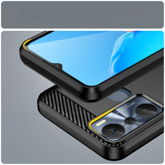 Obal na mobil pre Infinix Hot 20i, Carbon, čierne