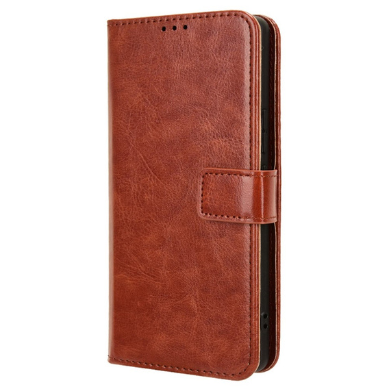 Klapkové puzdro pre Infinix Zero 30 5G, Crazy Horse Wallet, hnedé