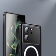 Ochranné puzdro na fotoaparát pre Xiaomi 13T / 13T Pro, CamShield MagSafe, transparentné / čierne