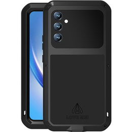 Love Mei Obal na mobil pre Samsung Galaxy A34 5G, armored with glass, čierne