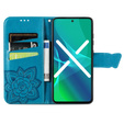 Klapkové puzdro pre Realme 11 Pro / 11 Pro +, Butterfly, modré