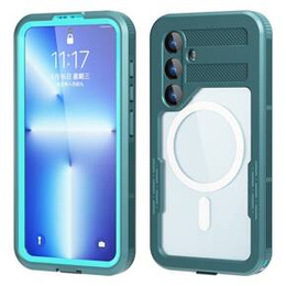 Vodotesné puzdro pre Samsung Galaxy S24, Redpepper, pre MagSafe, modré