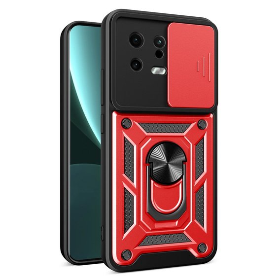 Obal na mobil pre Xiaomi 13, CamShield Slide, červené