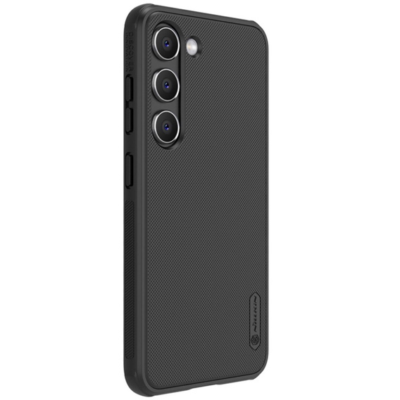 NILLKIN puzdro pre Samsung Galaxy S23, Super Frosted Shield Case, čierne