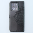 Klapkové puzdro pre Xiaomi 13T / 13T Pro, Mandala, čierne