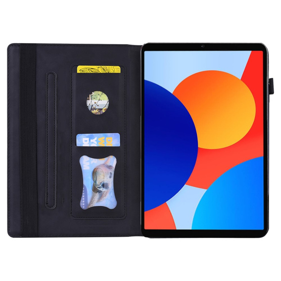 Puzdro pre Xiaomi Redmi Pad SE 8.7, Classic, s priestorom pre stylus, čierne