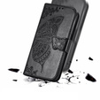 Klapkové puzdro pre Xiaomi Redmi A3, Butterfly, čierne