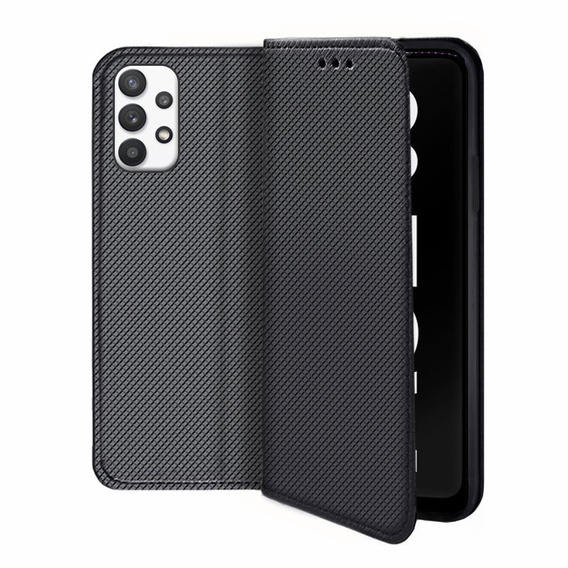 Klapkové puzdro pre Samsung Galaxy A32 5G, Wallet Smart Magnet, čierne