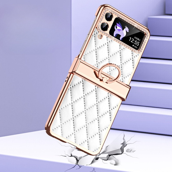 Puzdro pre Samsung Galaxy Z Flip 4 5G, Rhombus Grid
