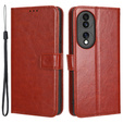 Klapkové puzdro pre Honor 70 5G, Crazy Horse Wallet, hnedé