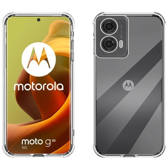 Obal na mobil pre Motorola Moto G85, Dropproof, priehľadné