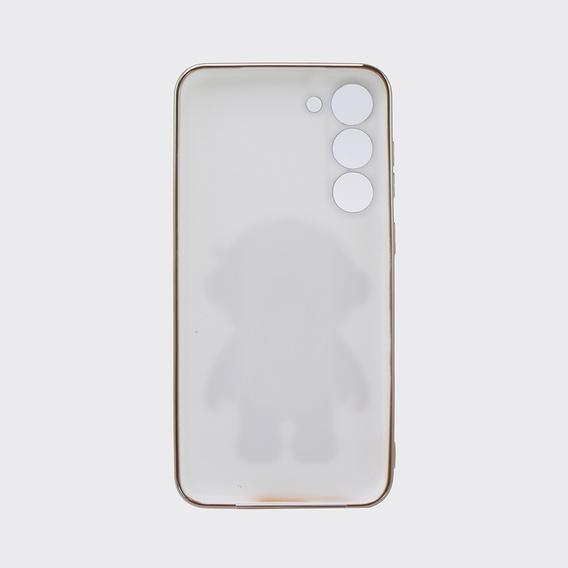 Obal na mobil pre Samsung Galaxy S23 Plus, Astronaut, biele