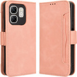 Klapkové puzdro pre Infinix Hot 50i 4G, Card Slot, ružové