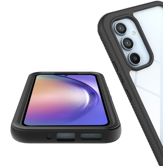 Puzdro pre Samsung Galaxy A54 5G, Shockproof, s fóliou, čierne