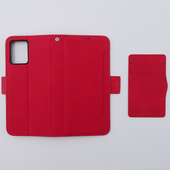 Klapkové puzdro pre Motorola Moto G54 5G, Card Slot, červené
