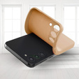 Obal na mobil pre Samsung Galaxy S23 5G, Silicone Lite, oranžové