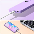 Obal na mobil pre Oppo A38 4G / Oppo A18 4G, Silicone Lite, fialové