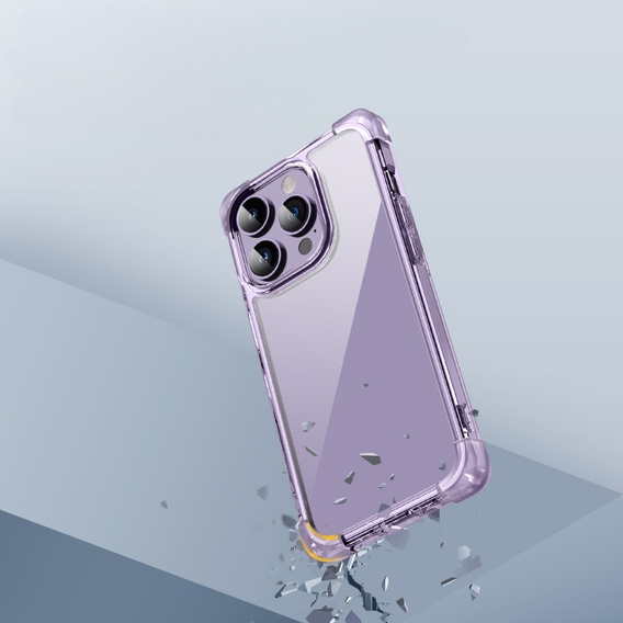 Puzdro pre iPhone 13 Pro, ERBORD CornerShield, fialové