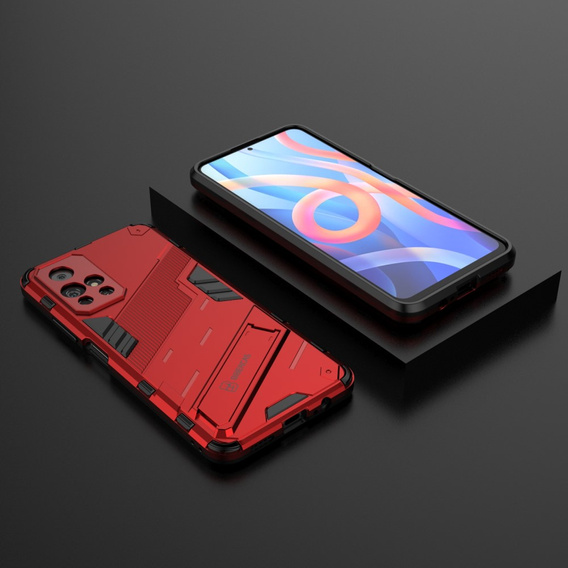 Puzdro pre Xiaomi Poco M4 Pro 5G / Note 11S 5G, Military kickstand, modré