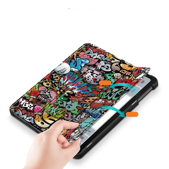 Puzdro pre Huawei MatePad SE 10.4 2022, Smartcase, graffiti