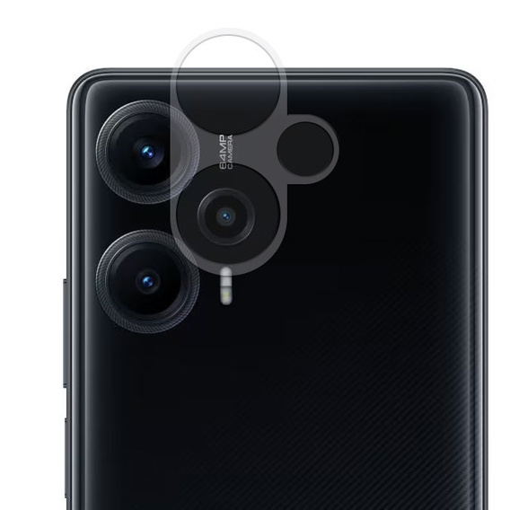 2x tvrdené sklo ERBORD na kameru Xiaomi Poco F5, priehľadné