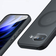 Puzdro pre Google Pixel 9A, pre MagSafe, ERBORD Matt Case, čierny
