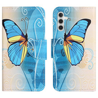 Klapkové puzdro pre Samsung Galaxy M15 5G, Wallet, Butterfly