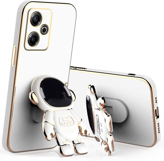 Obal na mobil pre Xiaomi Redmi 13, Astronaut, biele