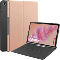 Puzdro pre Lenovo Tab Plus, Smartcase, ružové rose gold