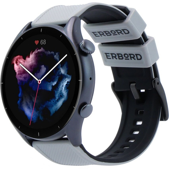 ERBORD Univerzálny 22 mm silikónový remienok