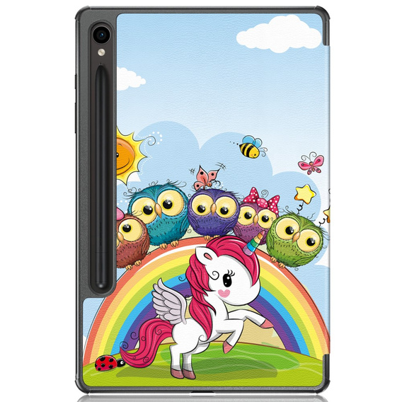 Obal na mobil pre Samsung Galaxy Tab S9, Smartcase Hybrid Pen Slot, sweet animals