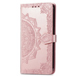 Klapkové puzdro pre Oppo A40 / Oppo A40m, Mandala, ružové rose gold