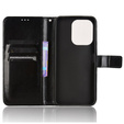 Klapkové puzdro pre Xiaomi Redmi 13, Crazy Horse Wallet, čierne