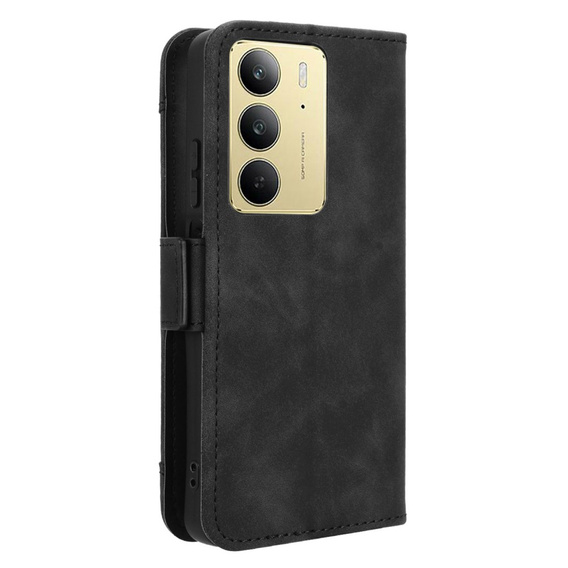 Klapkové puzdro pre Realme 14X / Realme C75, Card Slot, čierne