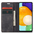 CASEME puzdro pre Samsung Galaxy A53 5G, Leather Wallet Case, čierne