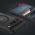 Puzdro pre Google Pixel 8 Pro, pre MagSafe, ERBORD Matt Case, čierny