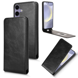 Klapkové puzdro pre Samsung Galaxy S25, Flip, čierne