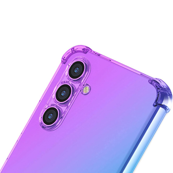 Puzdro pre Samsung Galaxy A26, Gradient Dropproof, Fialová / modrá
