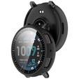 Puzdro 2 v 1 + tvrdené sklo pre Amazfit Active Max, čierne