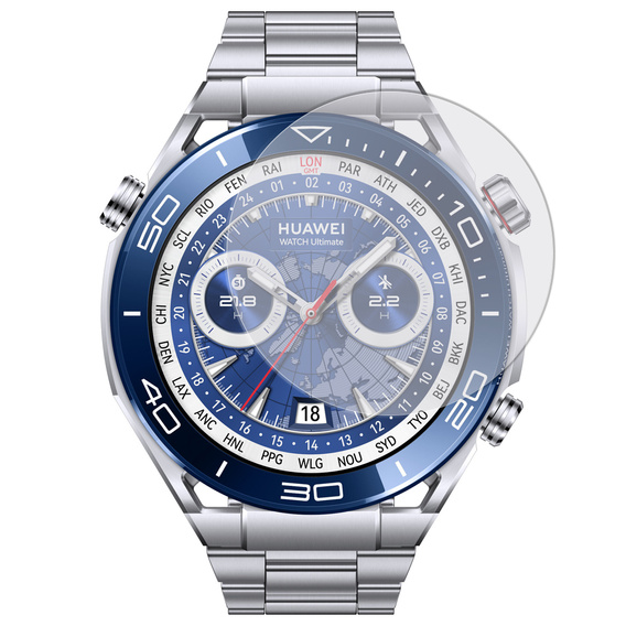 3x ERBORD Hydrogélová fólia pre Huawei Watch Ultimate