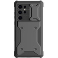 Puzdro pre Samsung Galaxy S24 Ultra, ERBORD Rugged MagSafe Case, čierne (dva rámčeky)