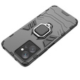 Obal na mobil pre Xiaomi Redmi Note 12 4G, Kickstand Ring, čierne