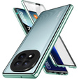 Puzdro pre Xiaomi Redmi Note 14 Pro, Magnetic Dual Glass, zelený