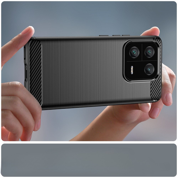 Obal na mobil pre Xiaomi 13 Pro, Carbon, čierne