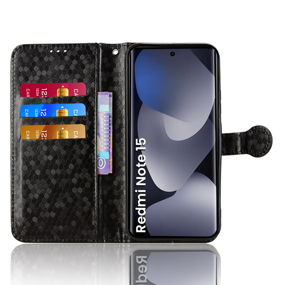 Peňaženka Rhombus flipové puzdro pre Xiaomi Redmi Note 15 5G / Poco M8 5G