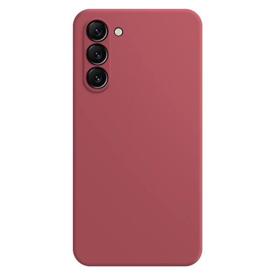 Obal na mobil pre Samsung Galaxy S23 5G, Silicone Lite, červené